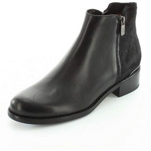 Blondo Vaughan Leather Calf Hair Booties